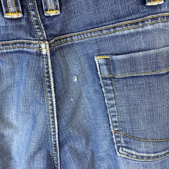 511 Tactical Skinny Jeans Men 38x32 Distressed Blue Stretch Denim Pants Workwear - Picture 13 of 16